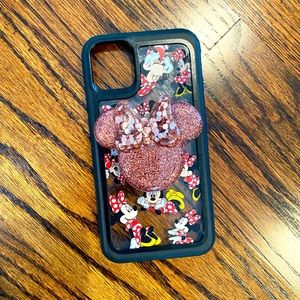 Disney World Minnie iPhone 11 max pro case with Minnie pop socket